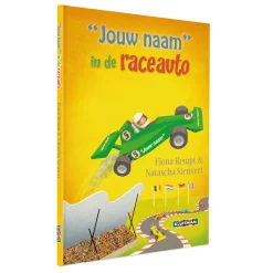 Boek "Daan in de raceauto" personaliseren