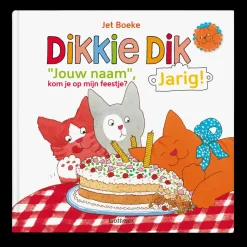 Boek "Dikkie Dik is jarig" met naam