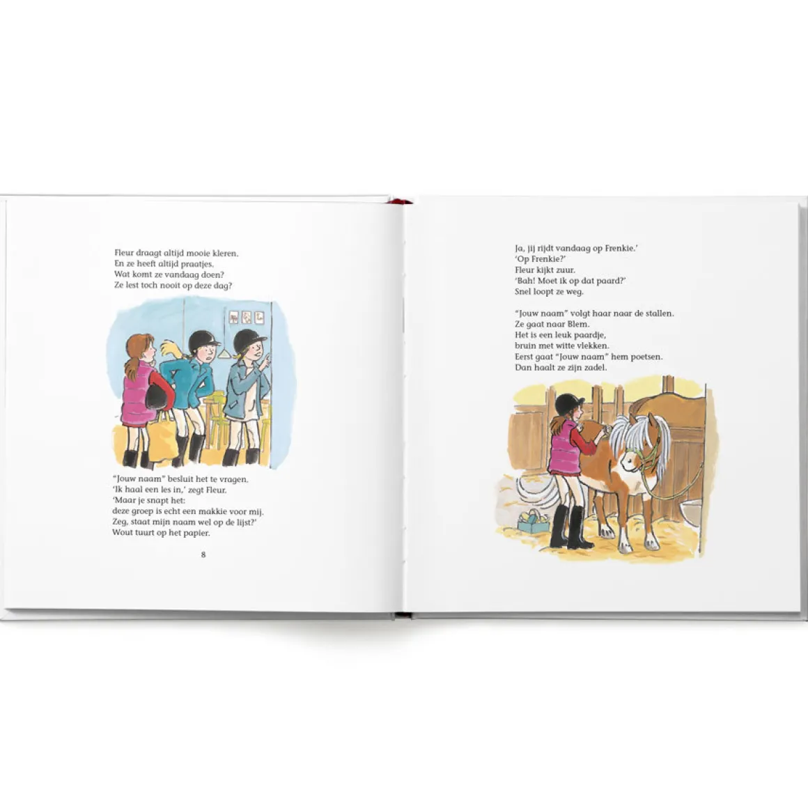 Boek "In het zadel" personaliseren