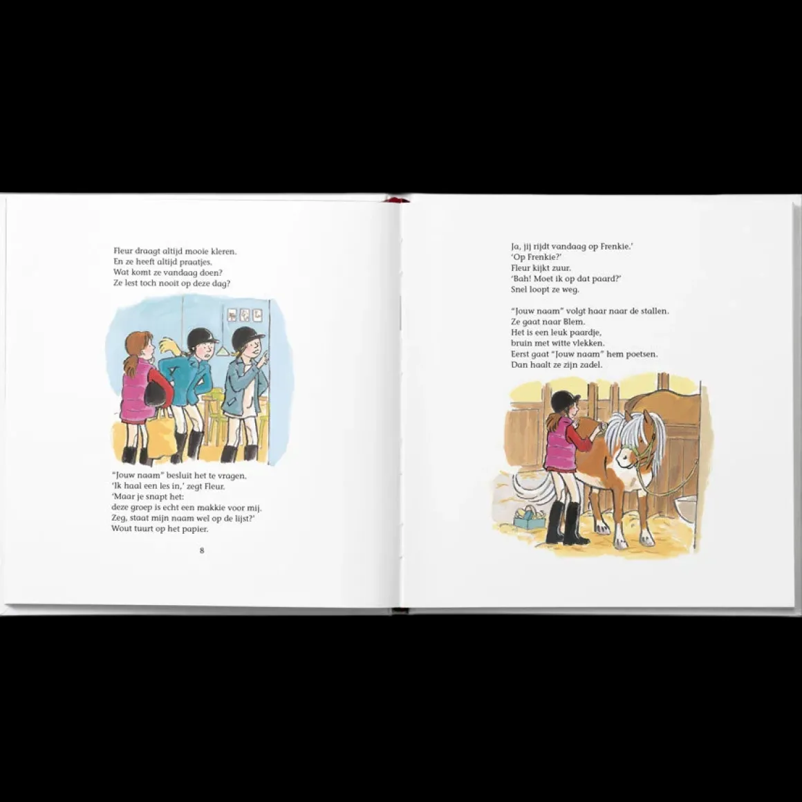 Boek "In het zadel" personaliseren