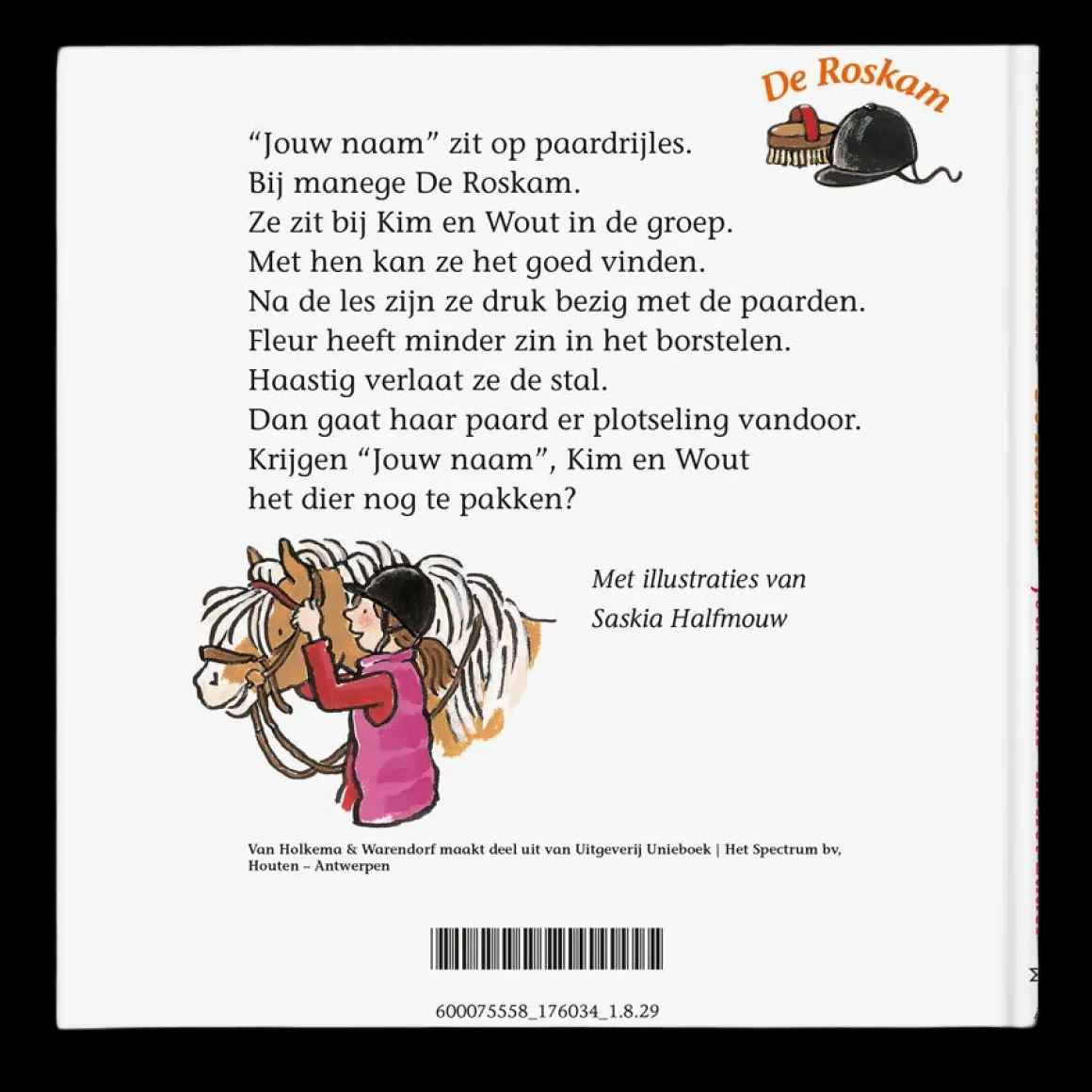 Boek "In het zadel" personaliseren