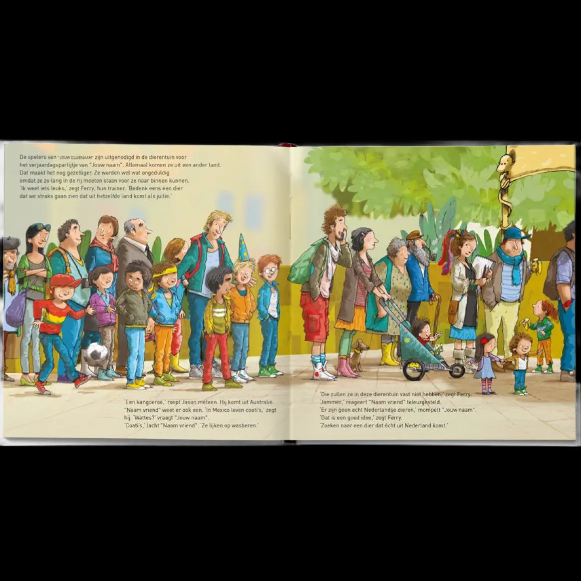 Boek "Jouw eigen dierenelftal" personaliseren