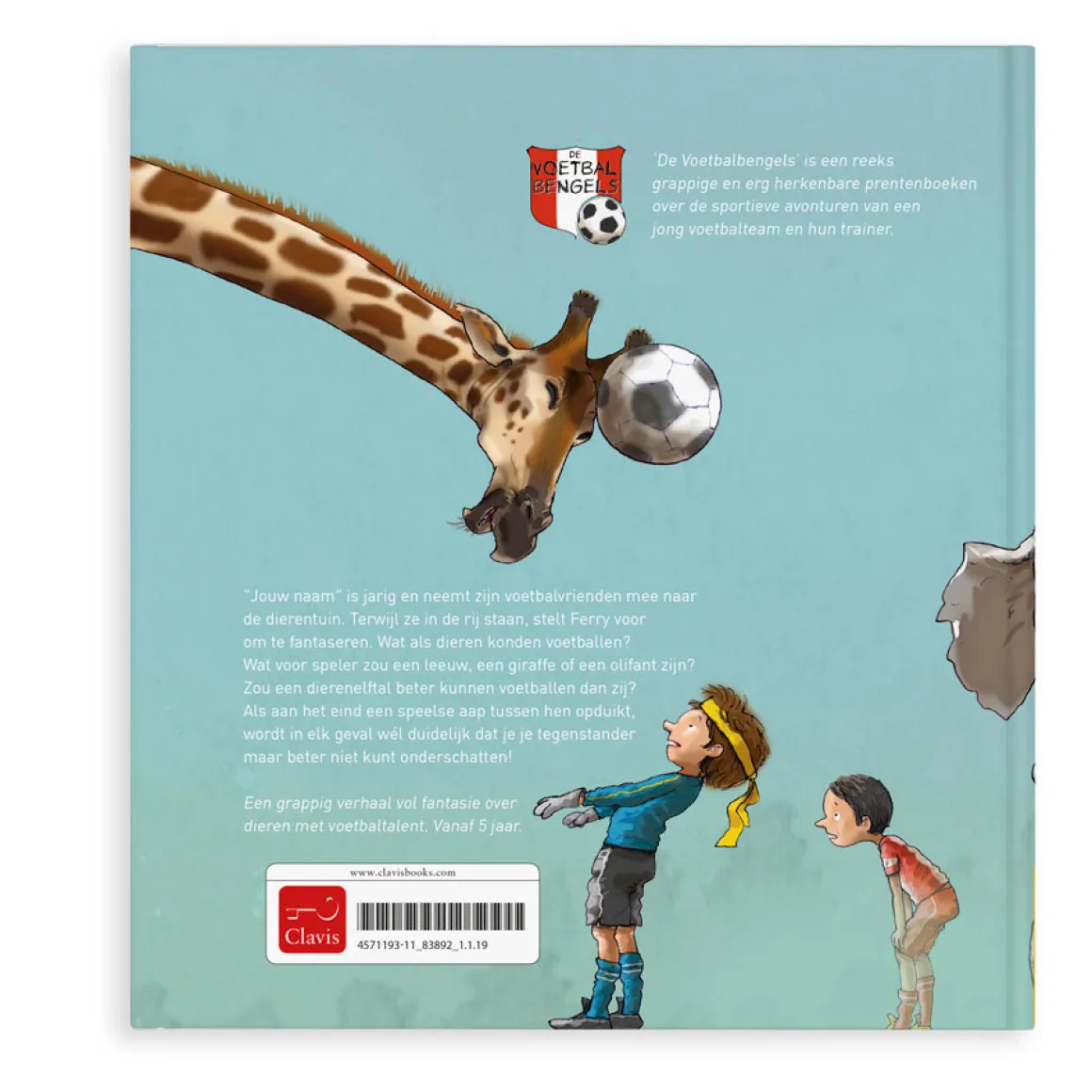 Boek "Jouw eigen dierenelftal" personaliseren