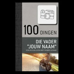 Boek met naam - 100 dingen die een vader eens in zijn leven moet hebben gedaan