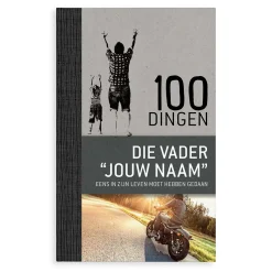 Boek met naam - 100 dingen die een vader eens in zijn leven moet hebben gedaan