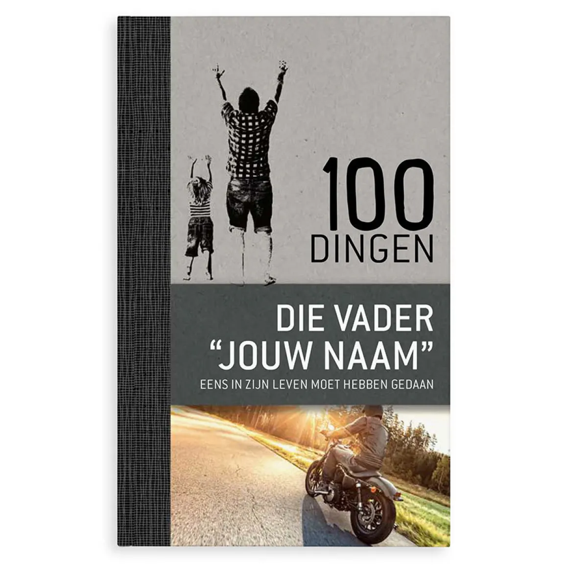 Boek met naam - 100 dingen die een vader eens in zijn leven moet hebben gedaan
