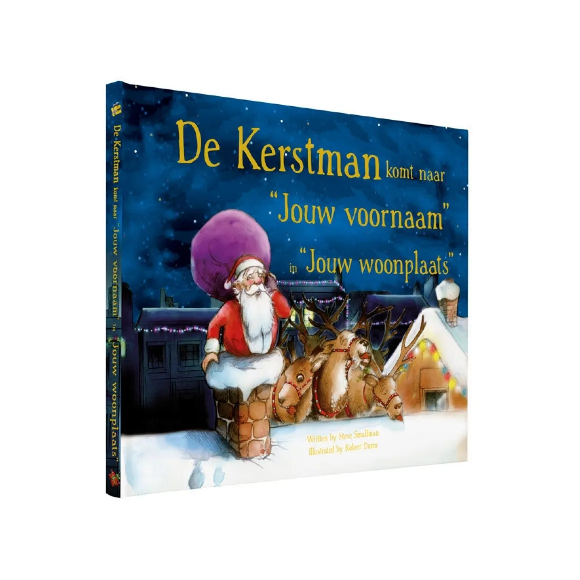 Boek met naam - De kerstman komt