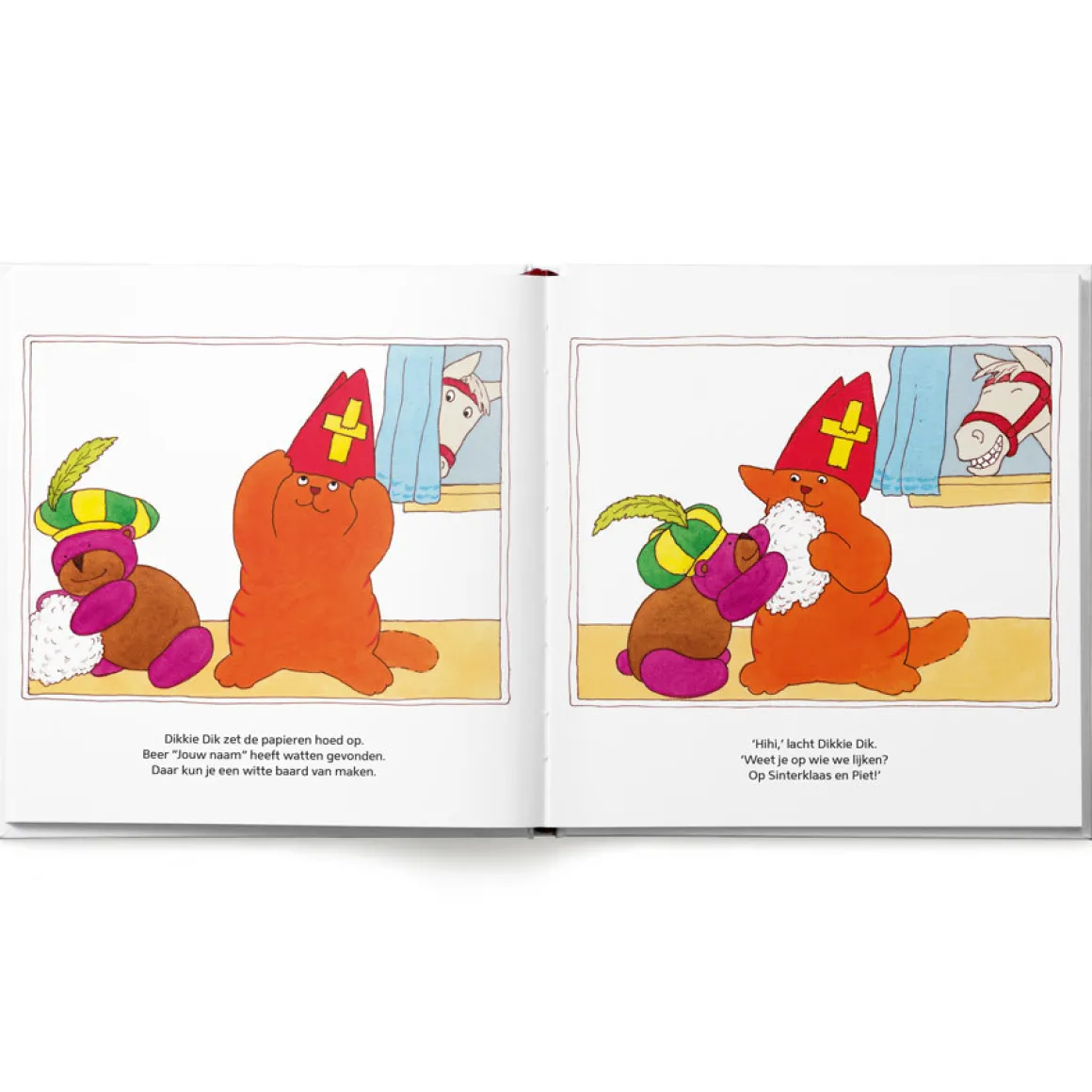 Boek met naam - Dikkie Dik - Viert Sinterklaas