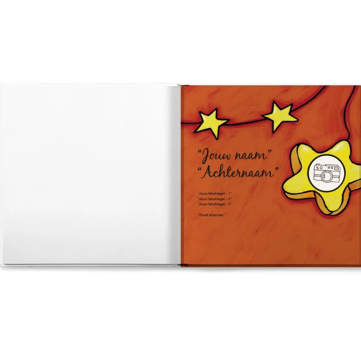 Boek met naam - Kerstmanboek