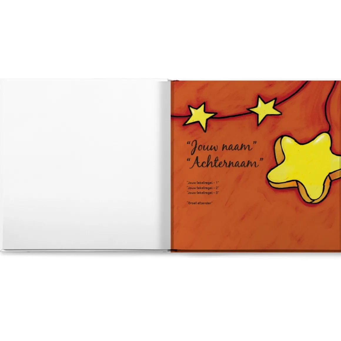 Boek met naam - Kerstmanboek
