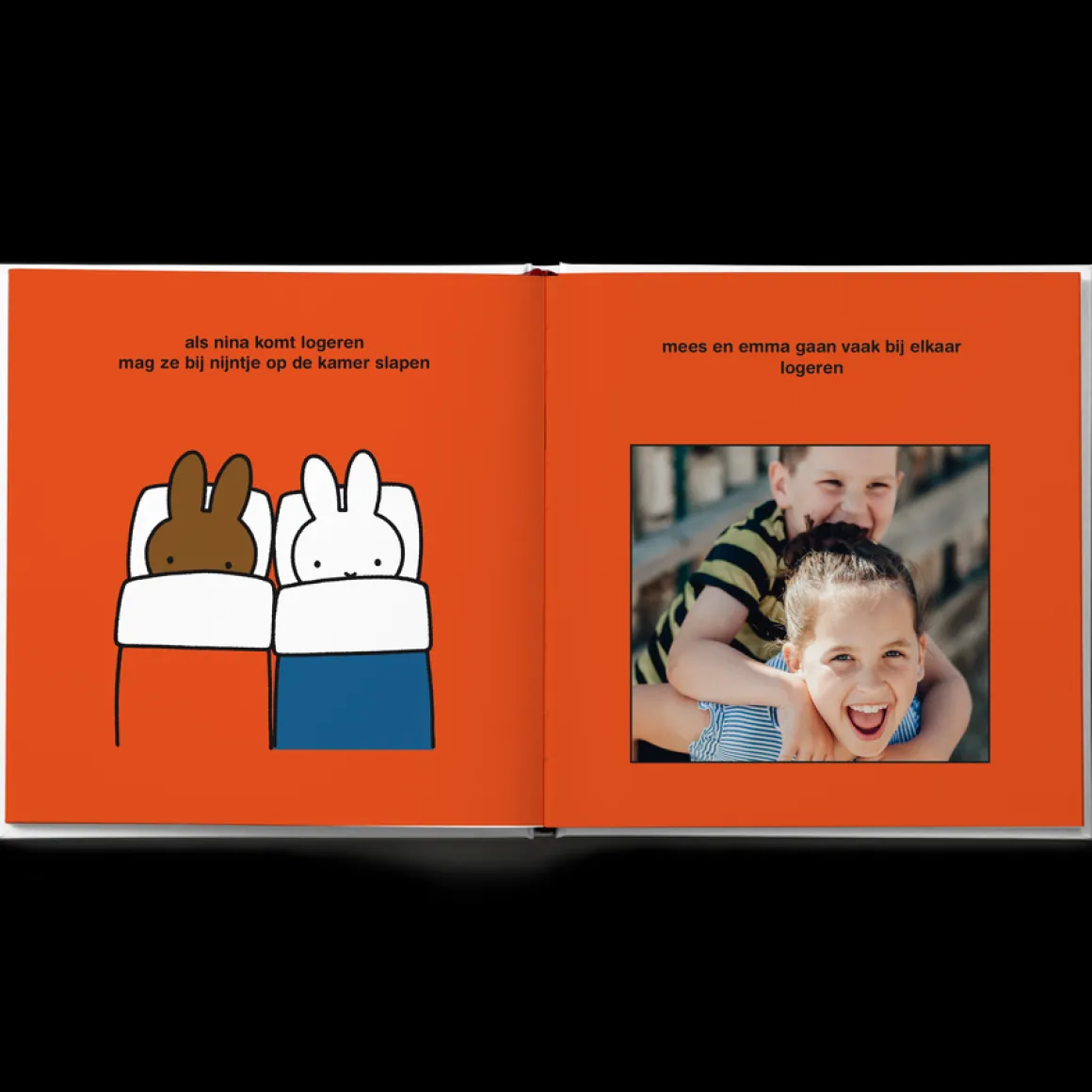 Boek met naam - Nijntje - Familie en vriendjes