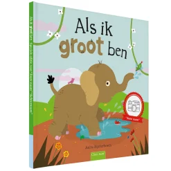 Boek met naam XXL - Als ik groot ben - Incl. groeiposter