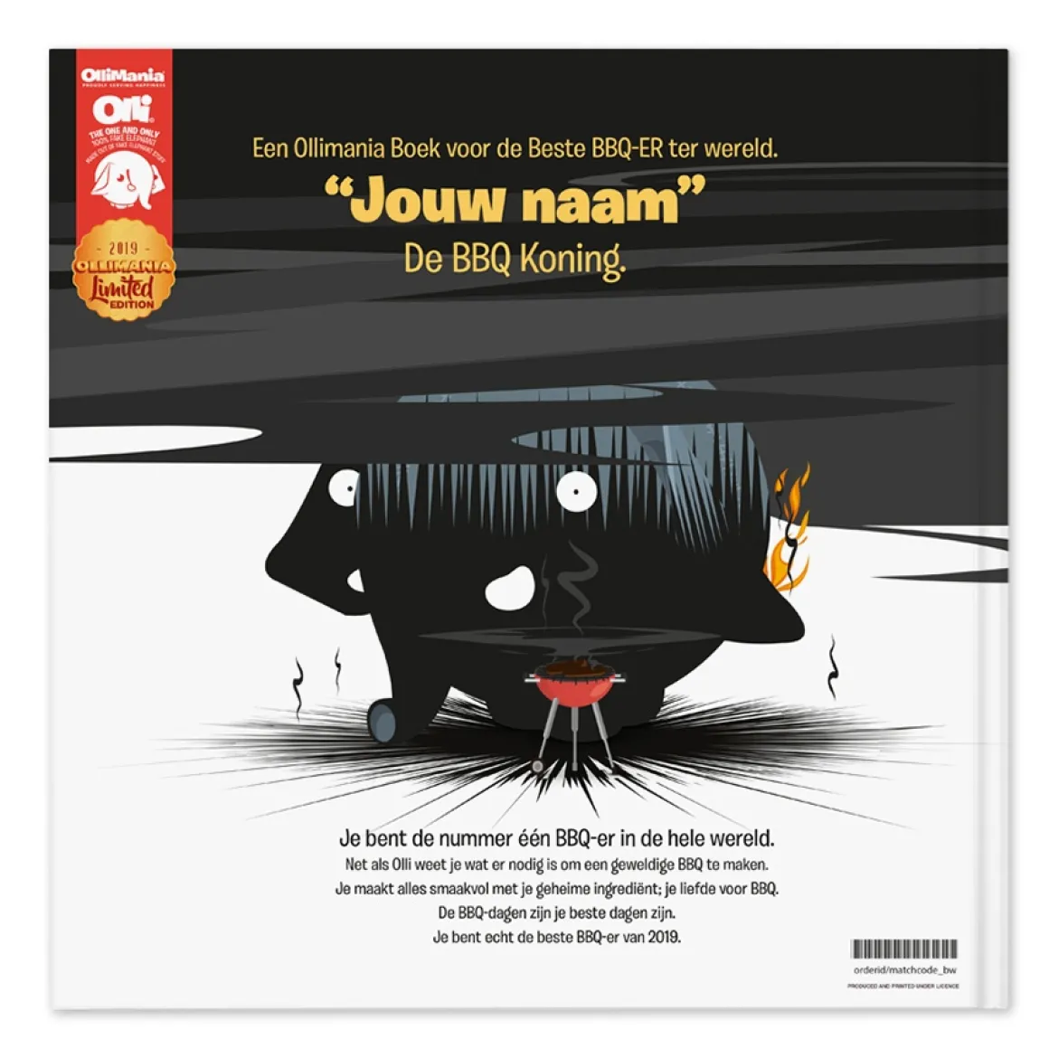 Boek met naam XXL - Ollimania - The BBQ King