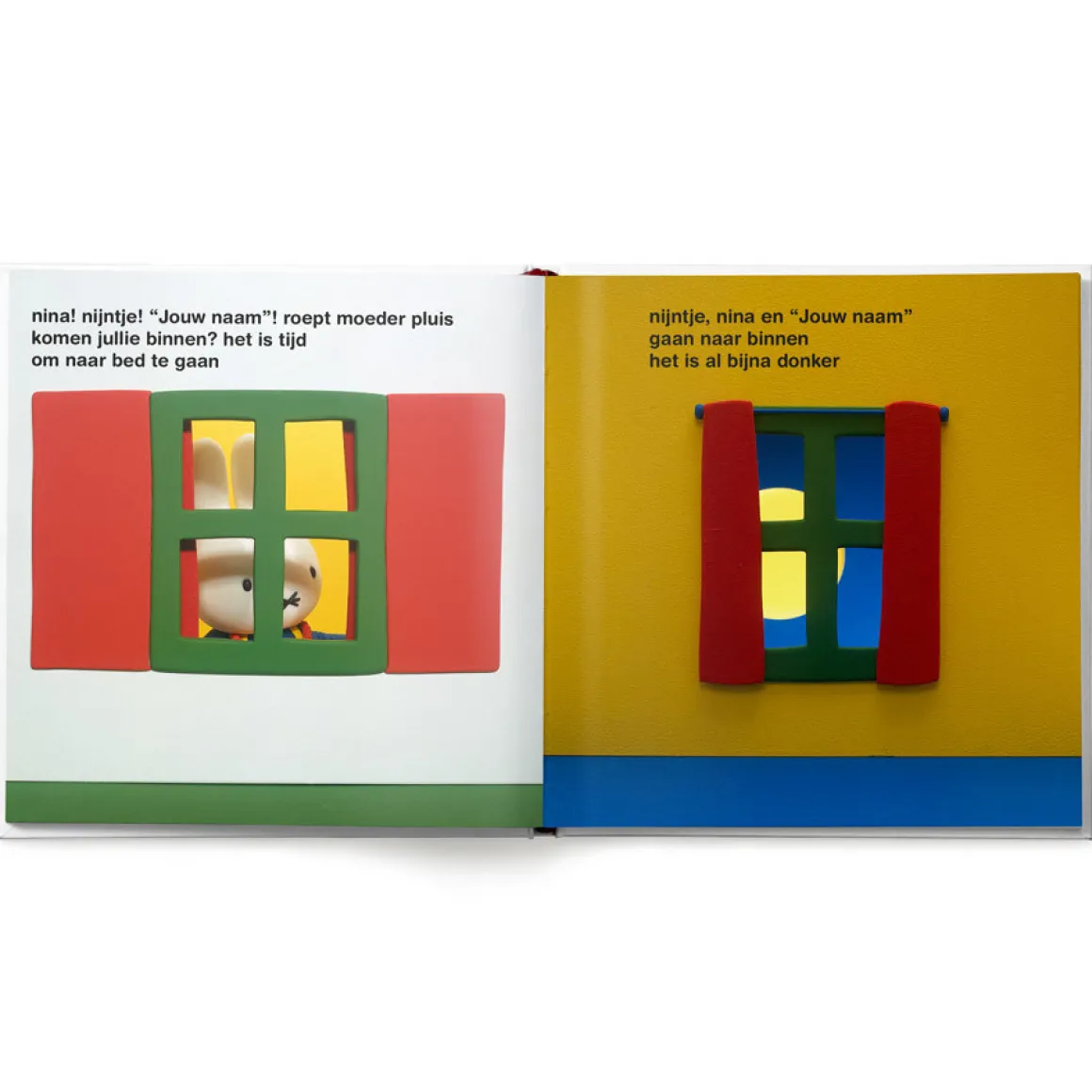Boek "nijntje leert lezen" personaliseren