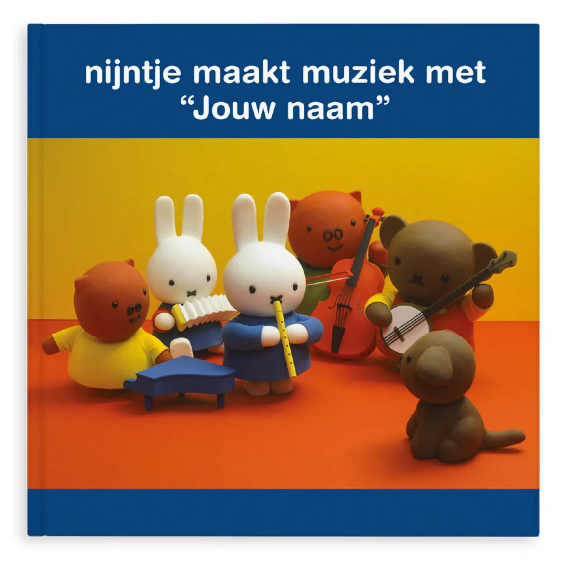 Boek "nijntje maakt muziek" personaliseren