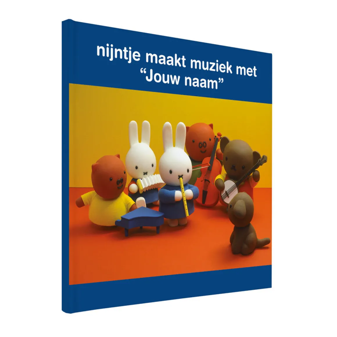 Boek "nijntje maakt muziek" personaliseren
