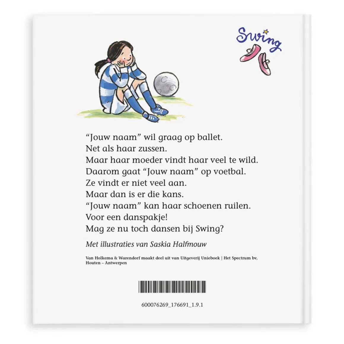 Boek "Pip wil dansen" personaliseren