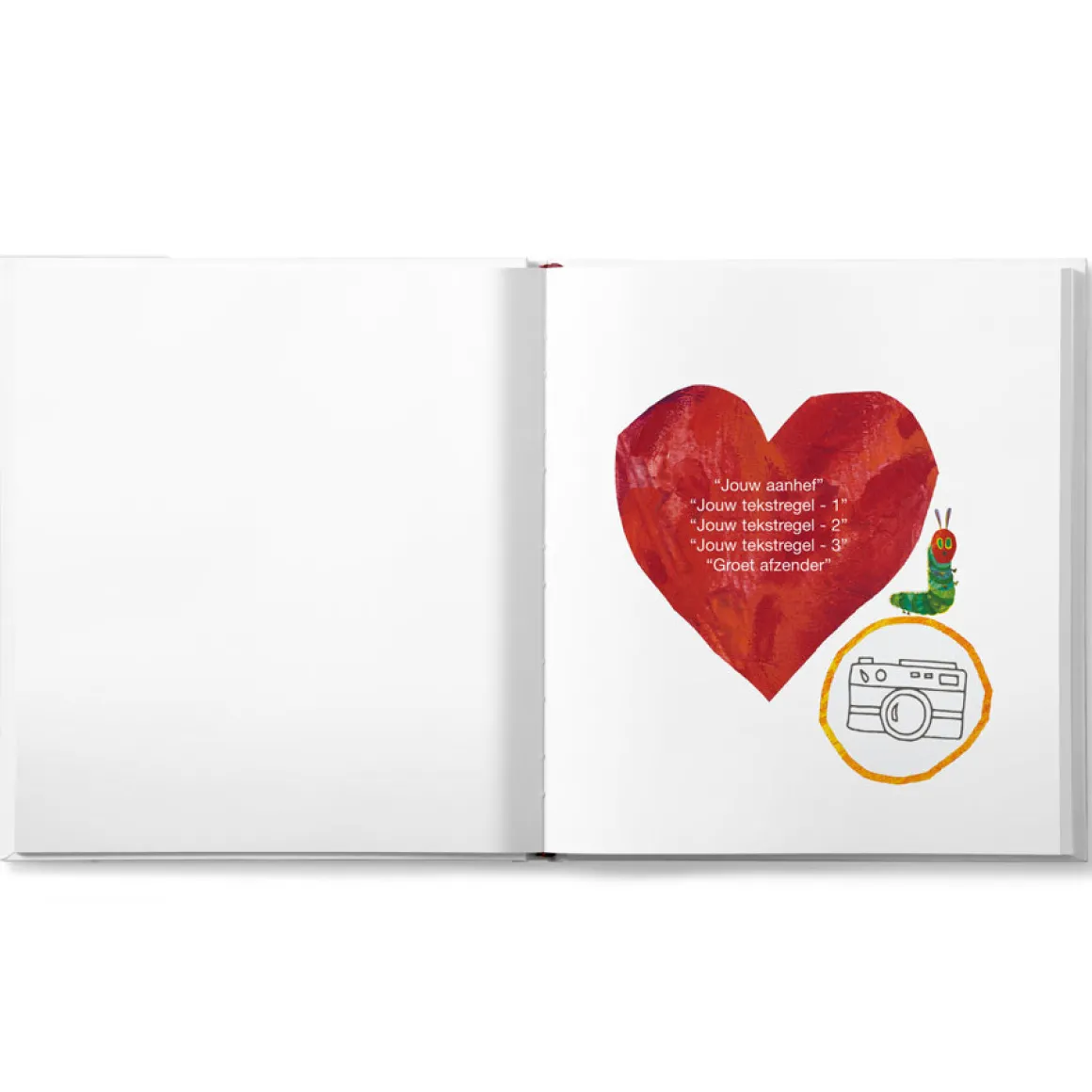 Boek "Rupsje Nooitgenoeg - Liefs" personaliseren