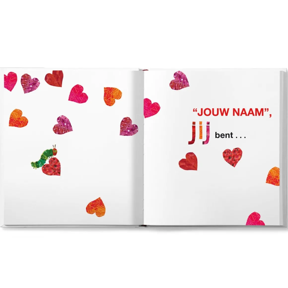 Boek "Rupsje Nooitgenoeg - Liefs" personaliseren