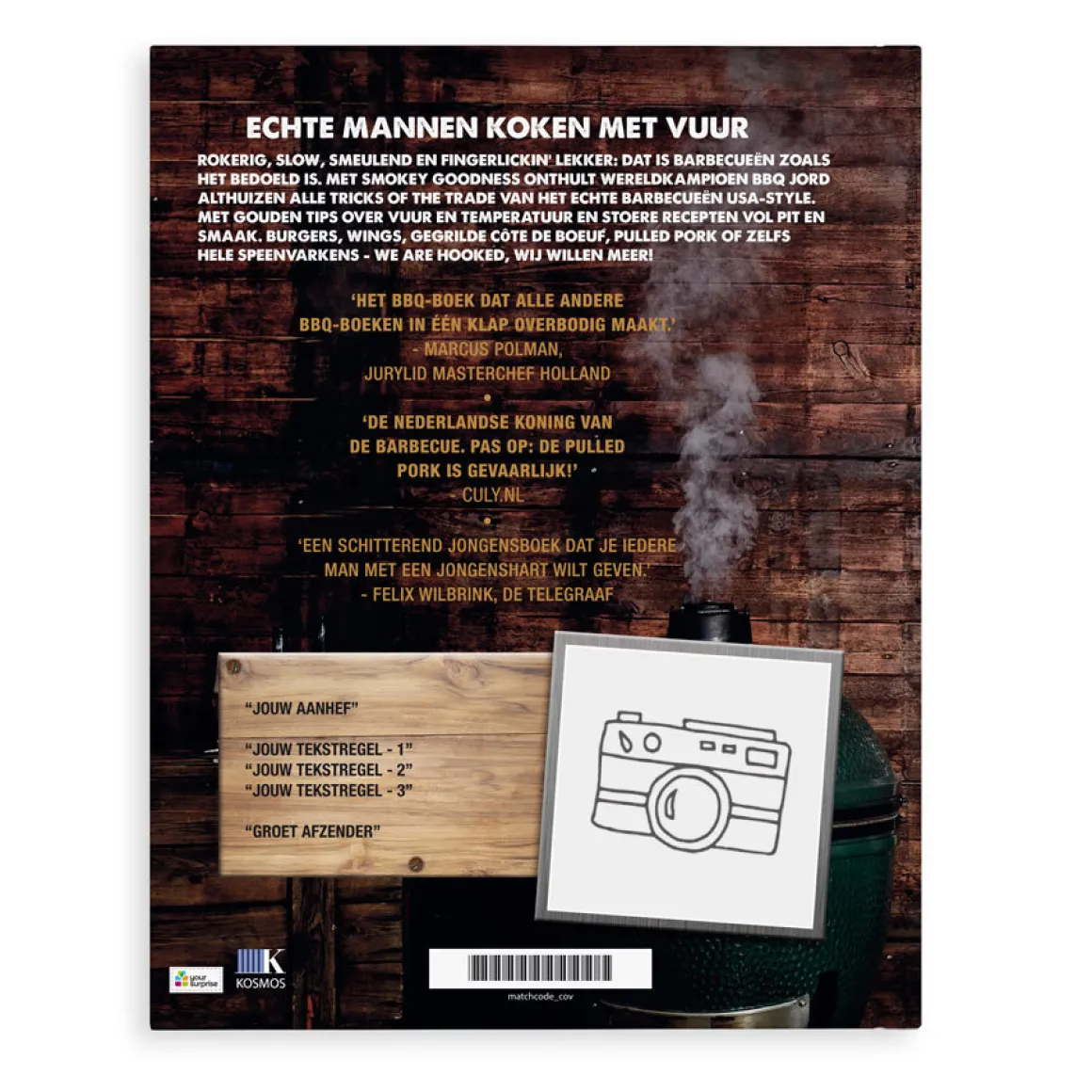 Boek "Smokey Goodness" personaliseren