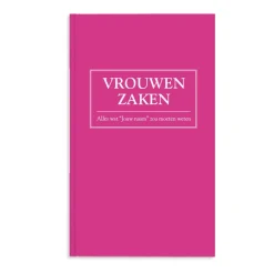 Boek "Vrouwenzaken" personaliseren