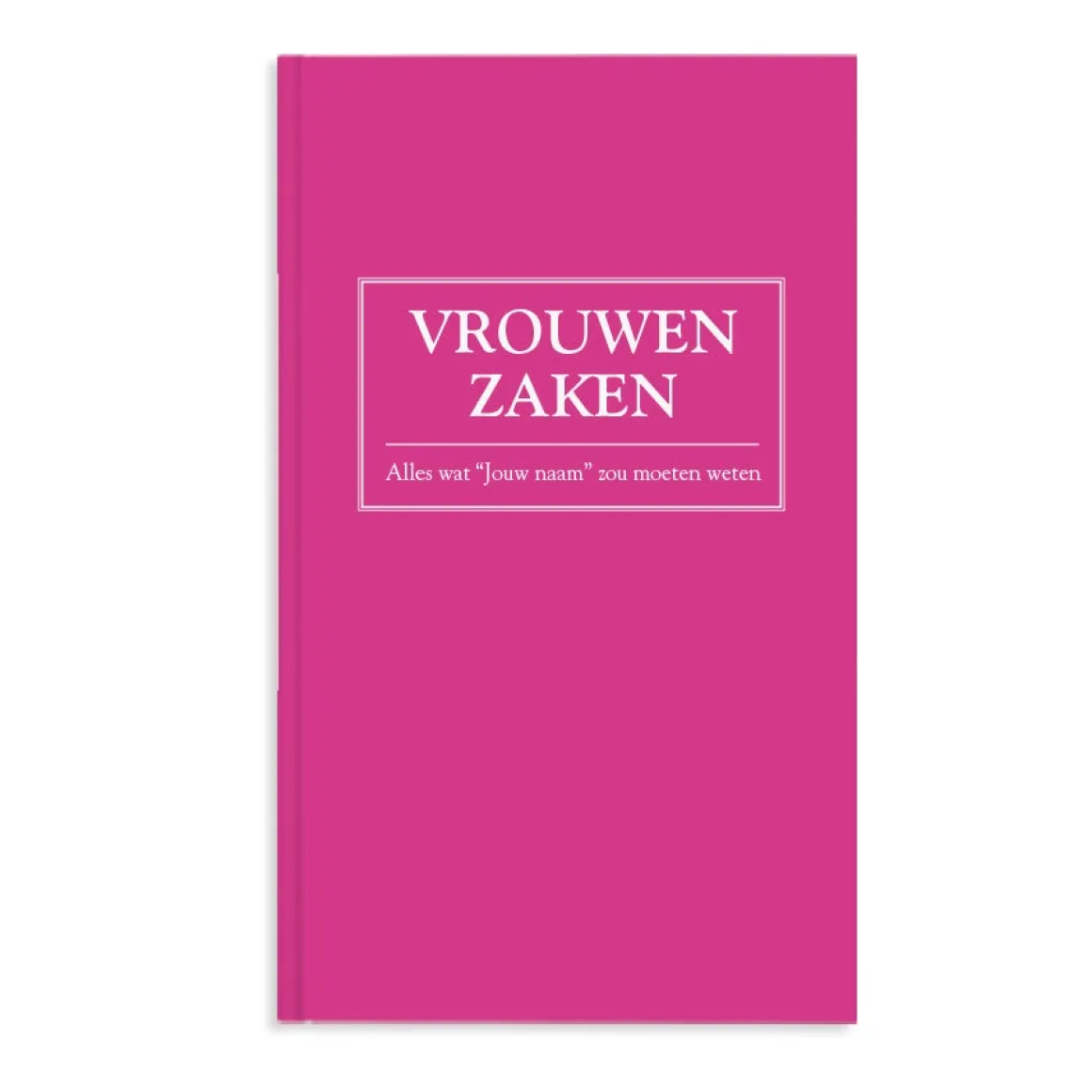 Boek "Vrouwenzaken" personaliseren