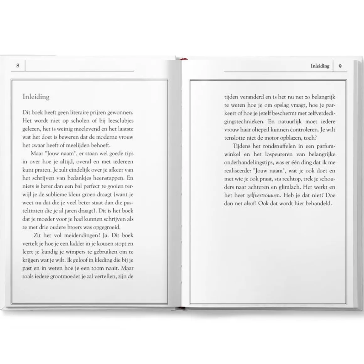 Boek "Vrouwenzaken" personaliseren