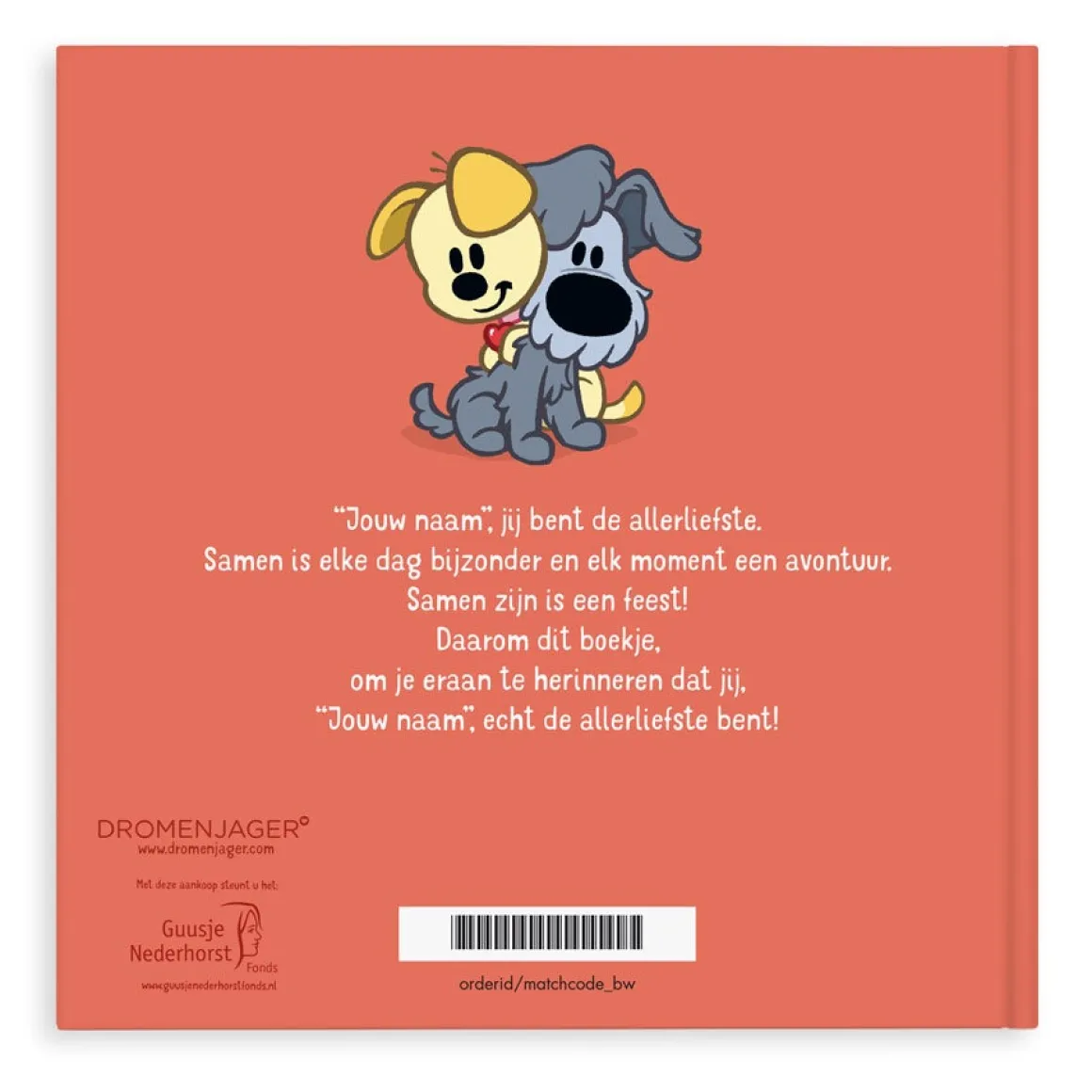 Boek "Woezel & Pip - Jij bent de allerliefste" met naam