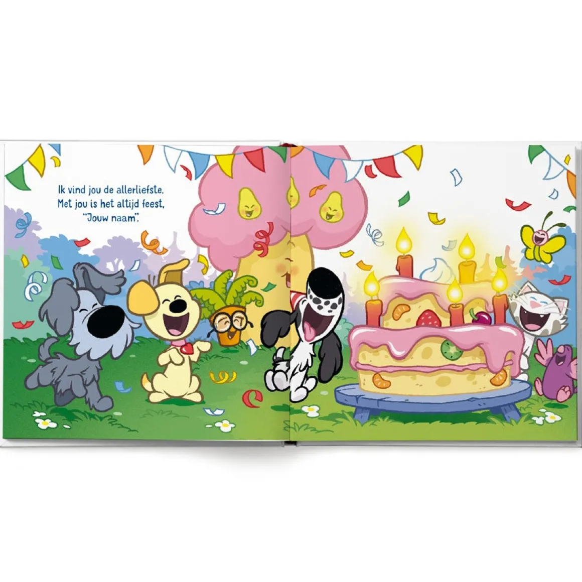 Boek "Woezel & Pip - Jij bent de allerliefste" met naam