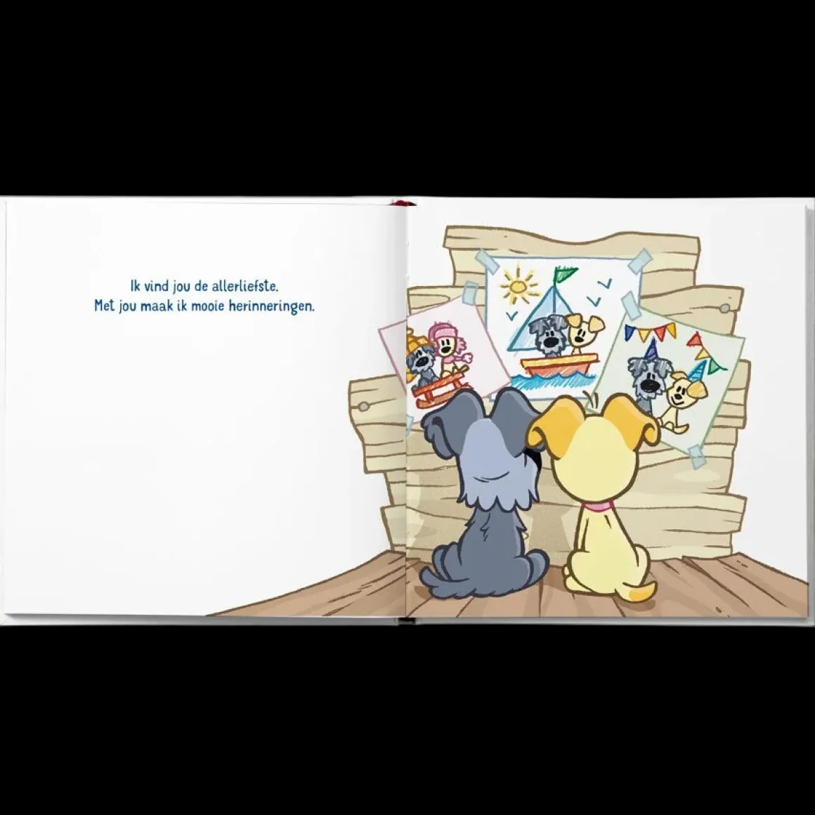 Boek "Woezel & Pip - Jij bent de allerliefste" met naam