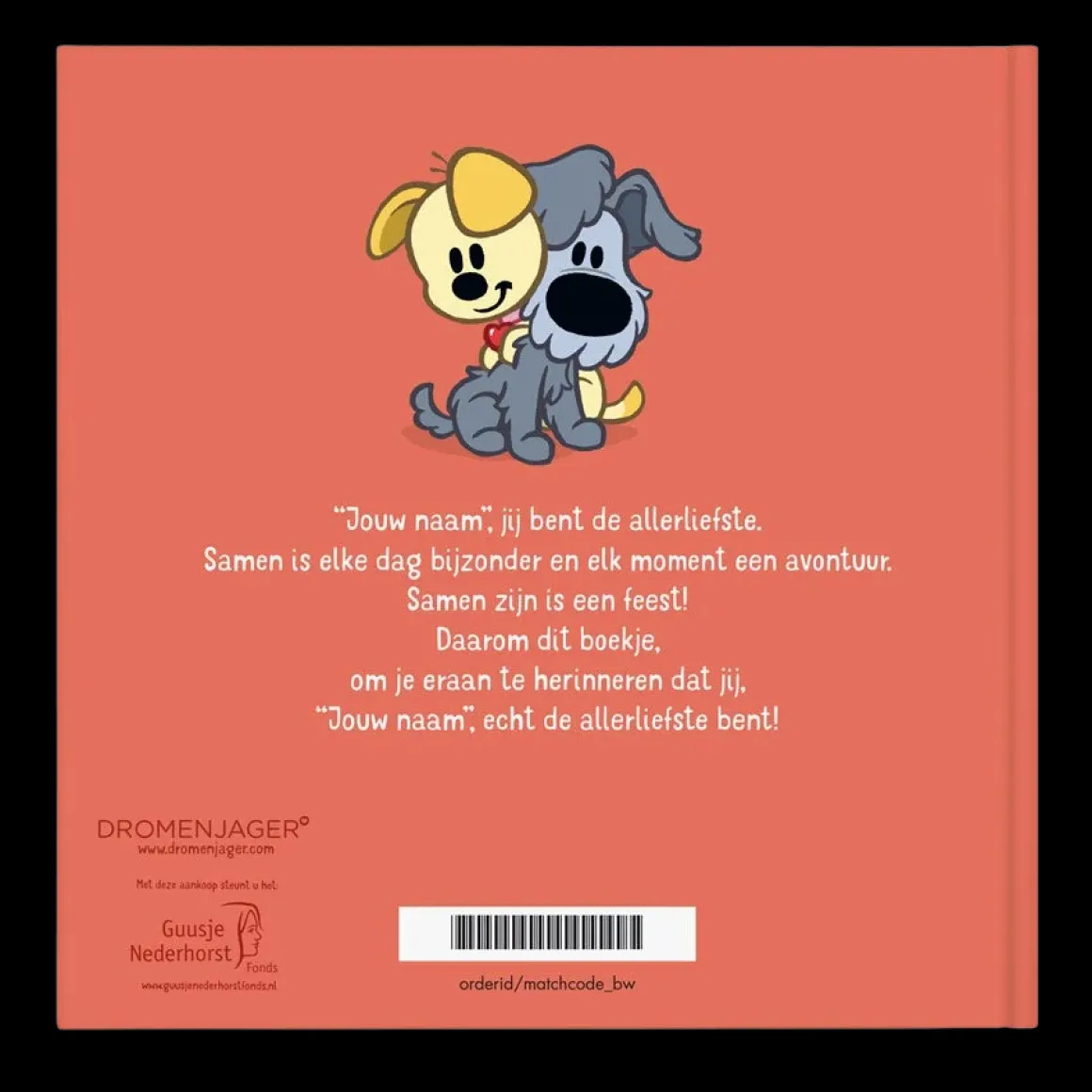 Boek "Woezel & Pip - Jij bent de allerliefste" met naam