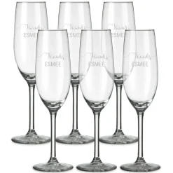 Champagneglas graveren