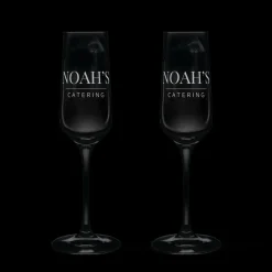 Champagneglas graveren