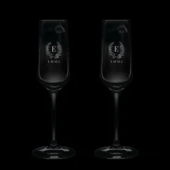 Champagneglas graveren
