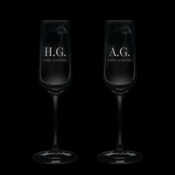 Champagneglas graveren