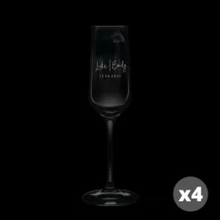 Champagneglas graveren