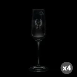 Champagneglas graveren