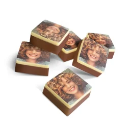 Chocolade bonbons met foto