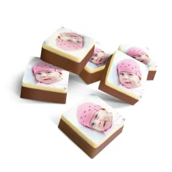 Chocolade bonbons met foto