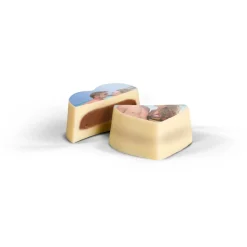 Chocolade hartjes met foto