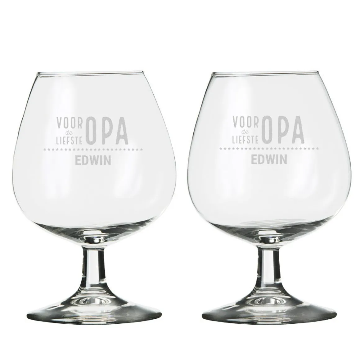 Cognac glas graveren