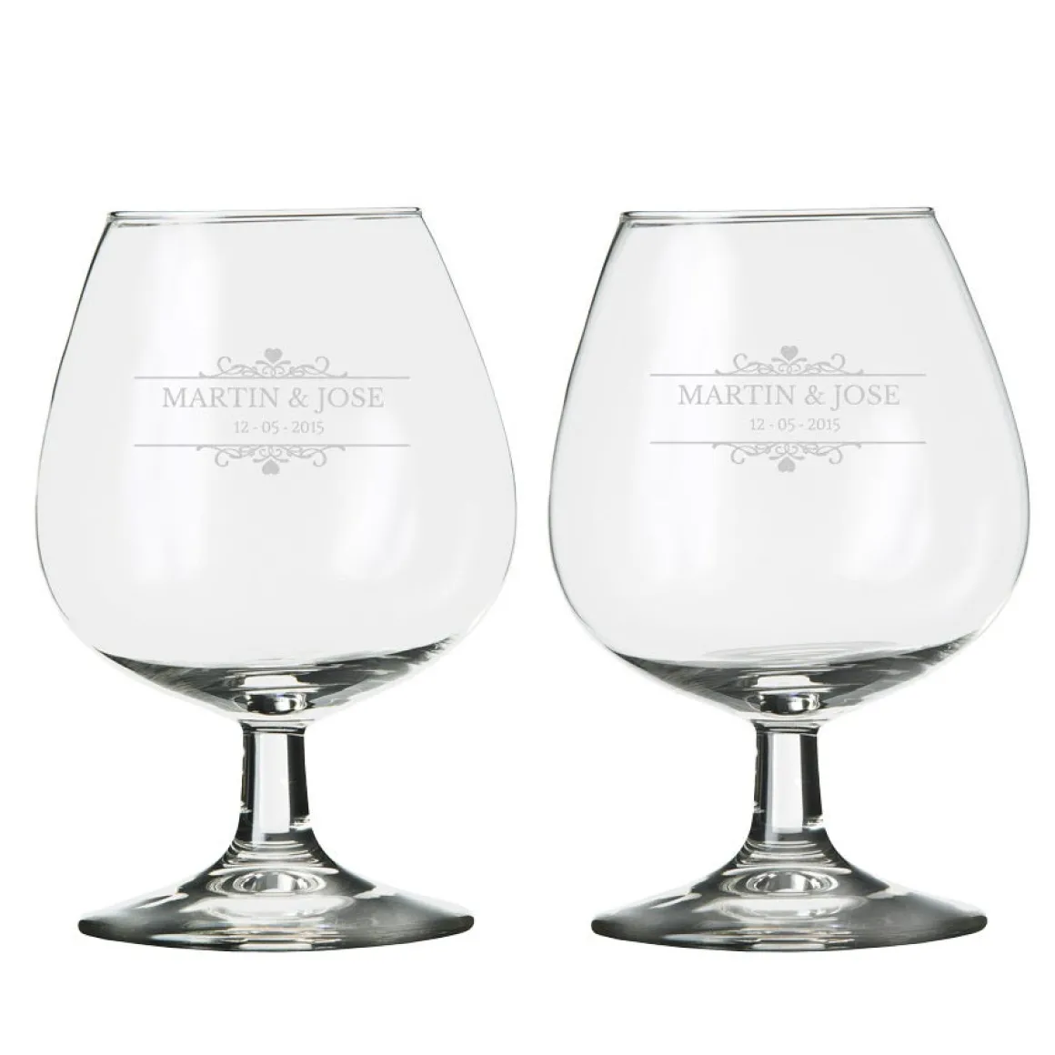 Cognac glas graveren