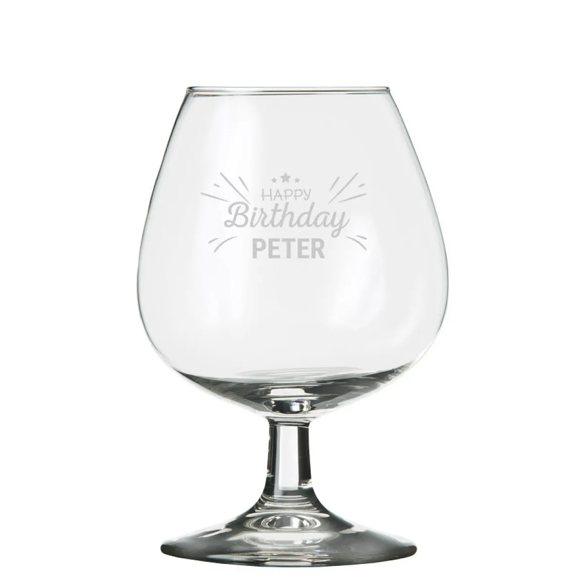 Cognac glas graveren