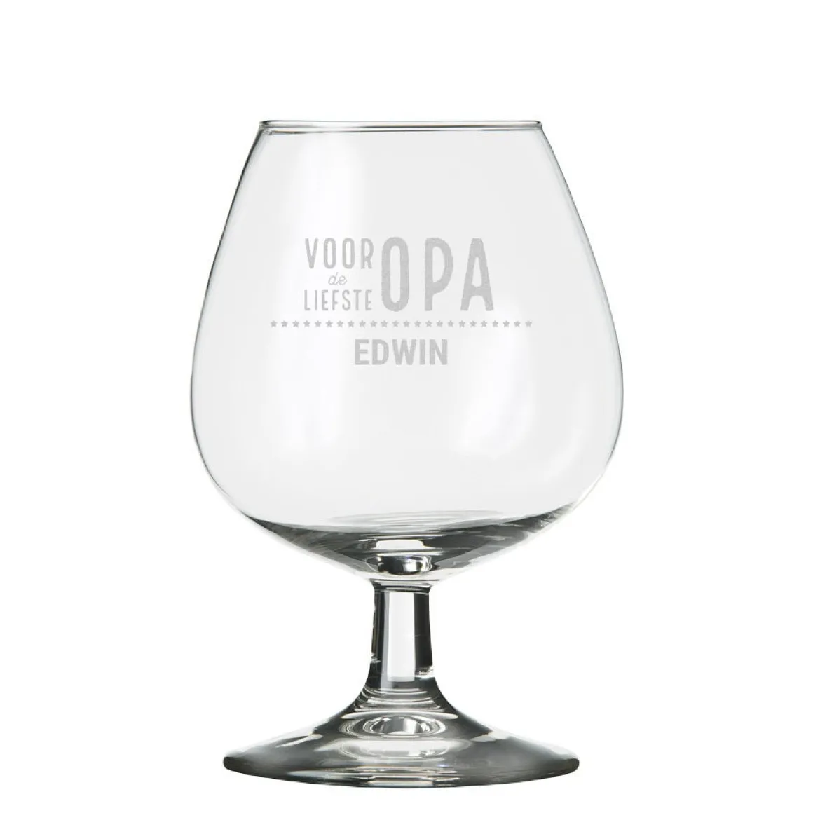 Cognac glas graveren