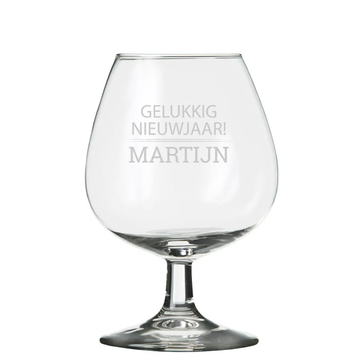Cognac glas graveren