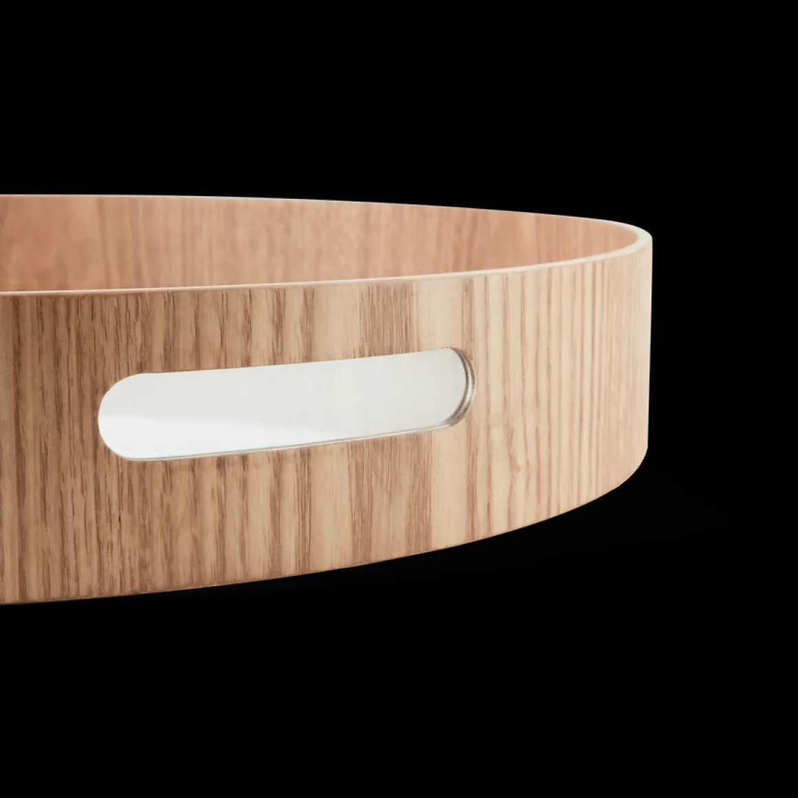 Dienblad - Rond - Houtlook - 30 cm