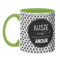 Gekleurde mok bedrukken