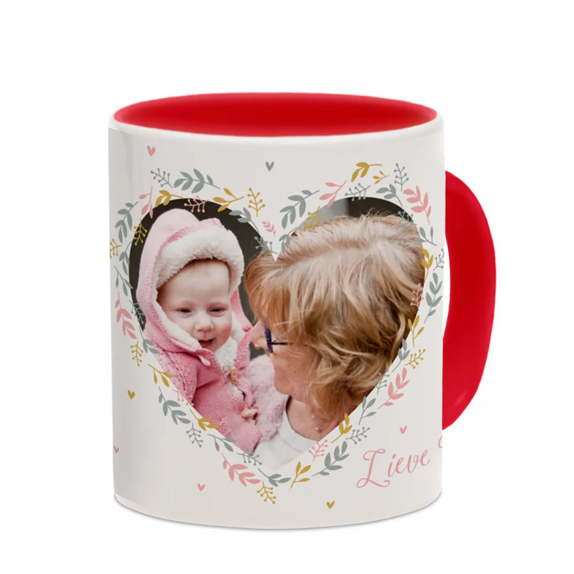 Gekleurde mok bedrukken