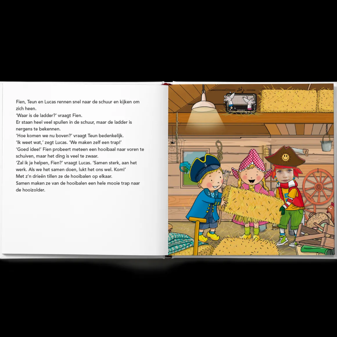 Gepersonaliseerd kinderboek - Fien & Teun 'Zoeken een schat'
