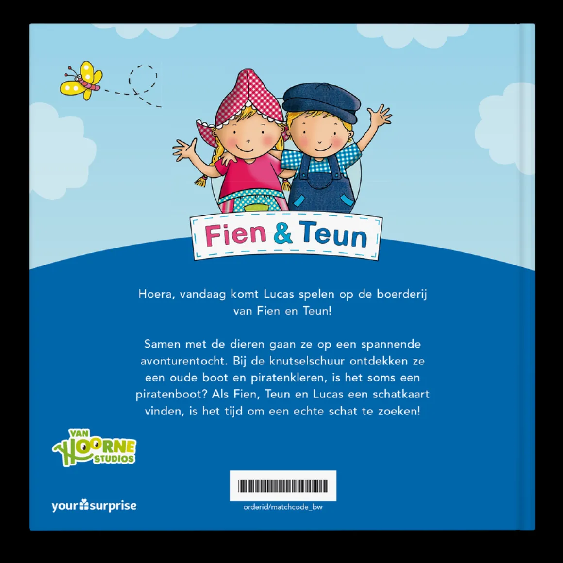 Gepersonaliseerd kinderboek - Fien & Teun 'Zoeken een schat'